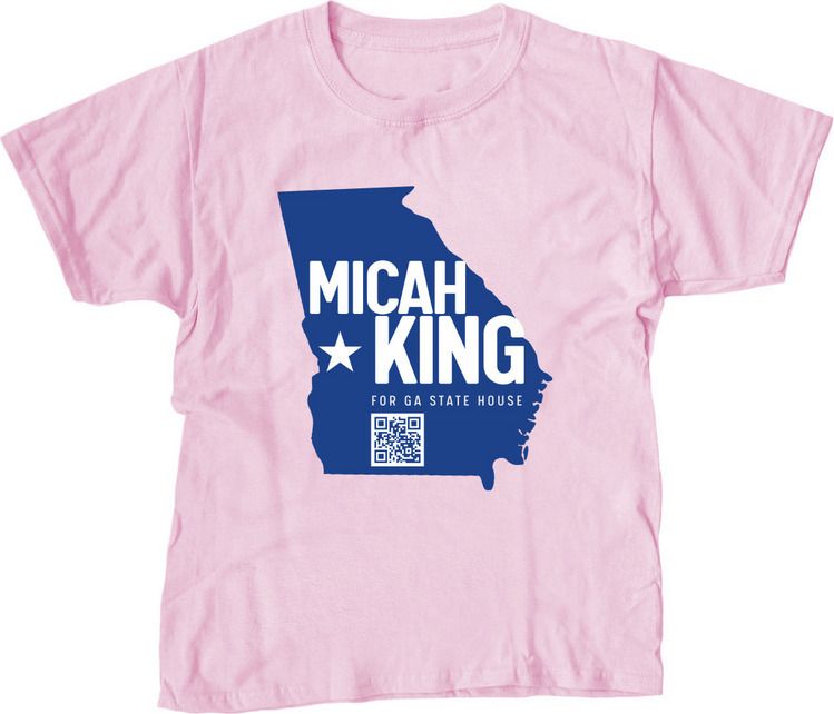 Youth Unisex Tee - Light Pink Front